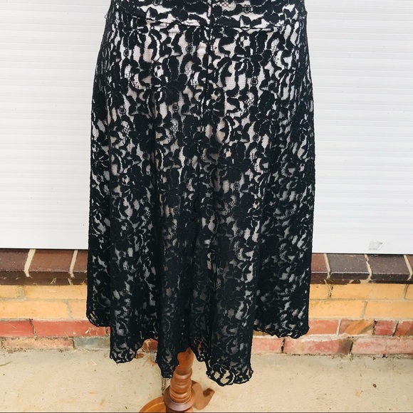 LILI Black Lace Dress Event Formal Evening Size 10 Designer Made In Australia - Picture 6 of 9